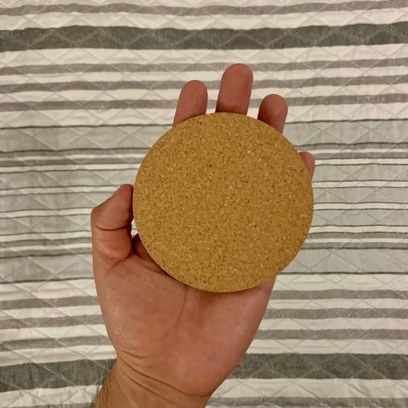 Pikachu Laser Engraved Cork Coaster - Picture 2 of 3